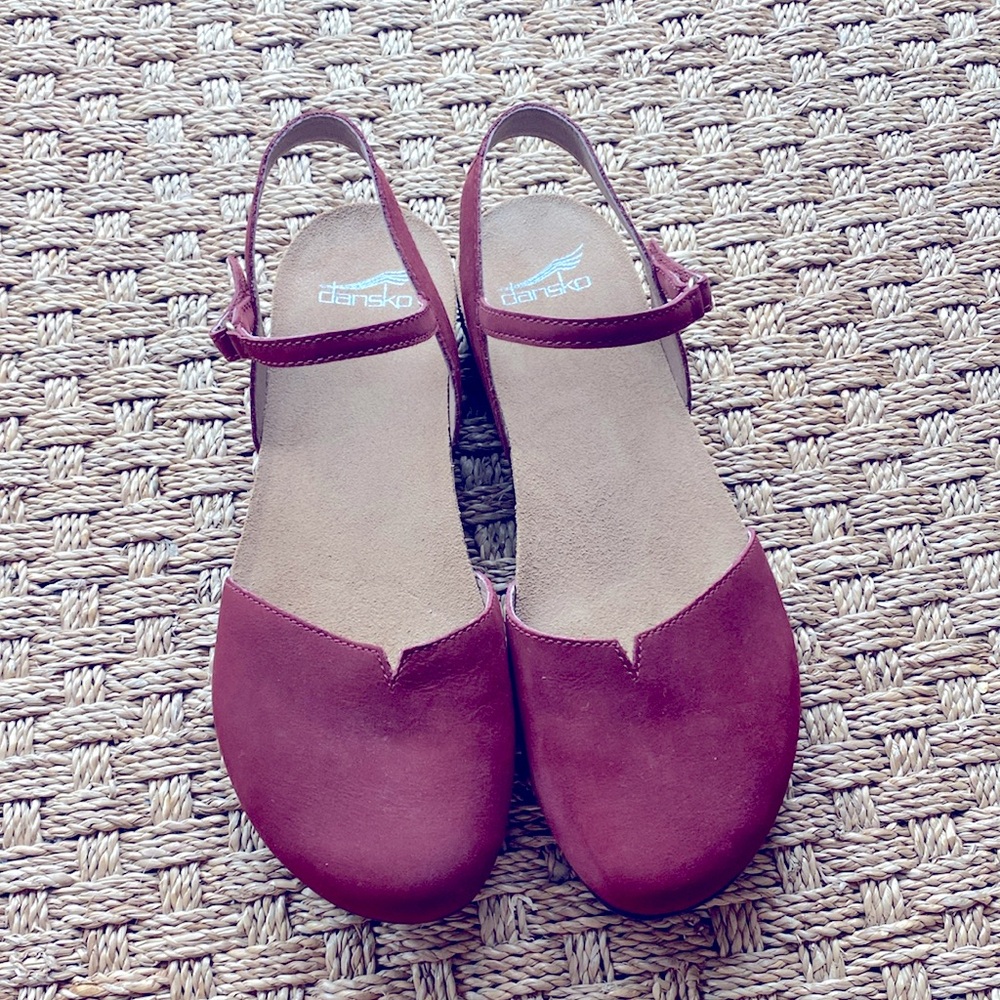 Adorable red Dansko Maryjane’s
